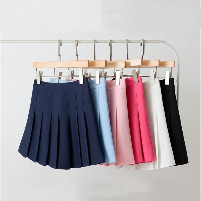 Women's Workout Skorts Golf Tennis Skirt Built-In Shorts Underpants Pleated School Skirt High Waist For Performance Training